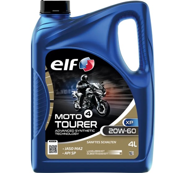 ELF Öl- und Schmierstoffe - OIL MOTO 4 TOURER XP 20W-60 DE
