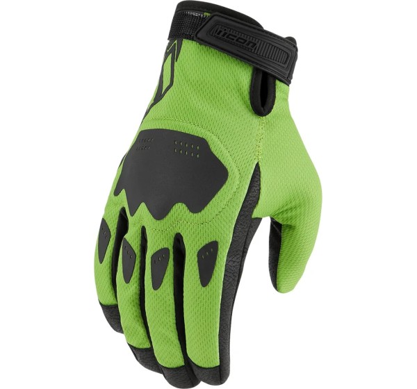 ICON Straße - GLOVE HOOLIGAN CE GREEN 3X