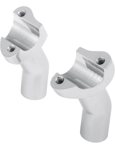 DRAG SPECIALTIES Risers - PULLBACK 3.5 CHR