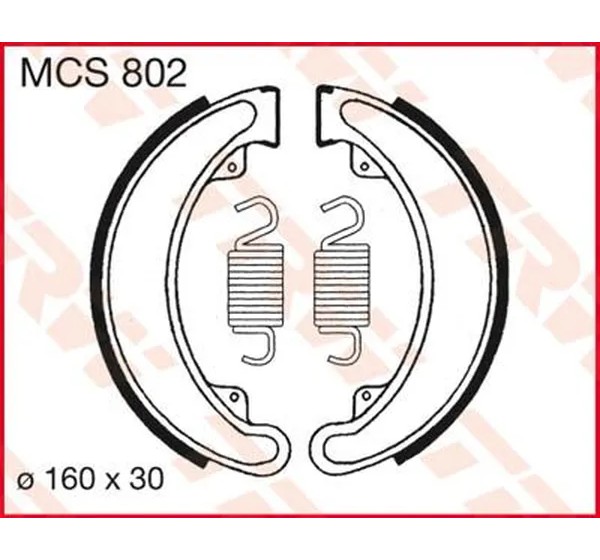 TRW Bremsbeläge & Bremsbacken für HONDA TRX 300 FW 4X4 1988-2000