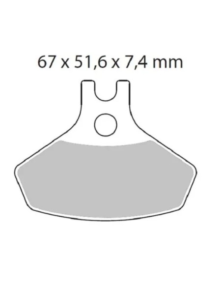 MOTO-MASTER Bremsbeläge & Bremsbacken für CAN AM (BRP) DS 450 EFI 2x4 2008-2015