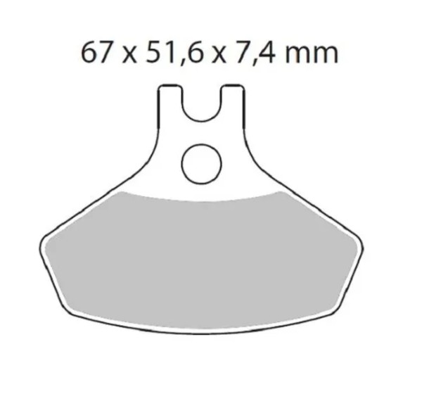 MOTO-MASTER Bremsbeläge & Bremsbacken für CAN AM (BRP) DS 450 EFI 2x4 2008-2015