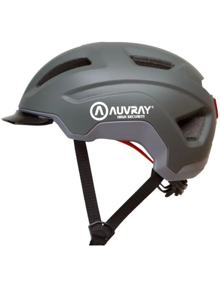AUVRAY Open Face Helm - CITY HELMET GREY L