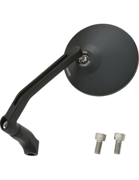 DAYTONA Spiegel - D-MIRROR-3 ROUND ROD ALU BLACK