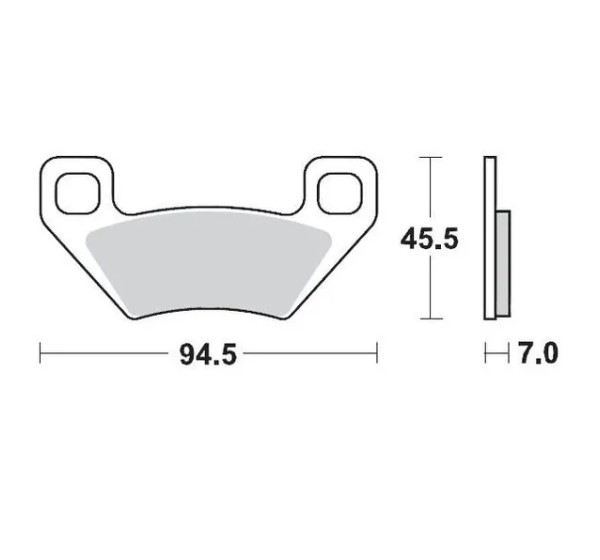 MOTO-MASTER Bremsbeläge & Bremsbacken für ARCTIC CAT (TEXTRON) H2 1000 EFI 4X4 2009-2015