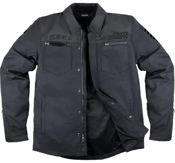 ICON Hoodies, Sweatshirts & Jacken - JACKET UPSTATE NATIONAL BLACK