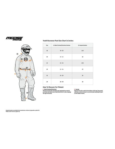 MOOSE OFFROAD Hosen - Einbaubeispiel