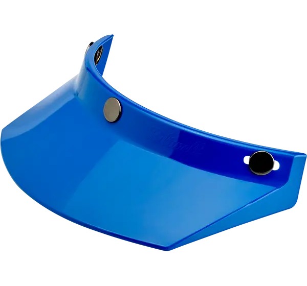 BILTWELL Visiere & Blenden - VISOR MOTO 3-SNAP ORANGE