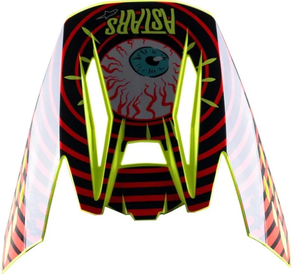 ALPINESTARS Visiere & Blenden - VISOR SM5 SOLAR BK/RD/YL