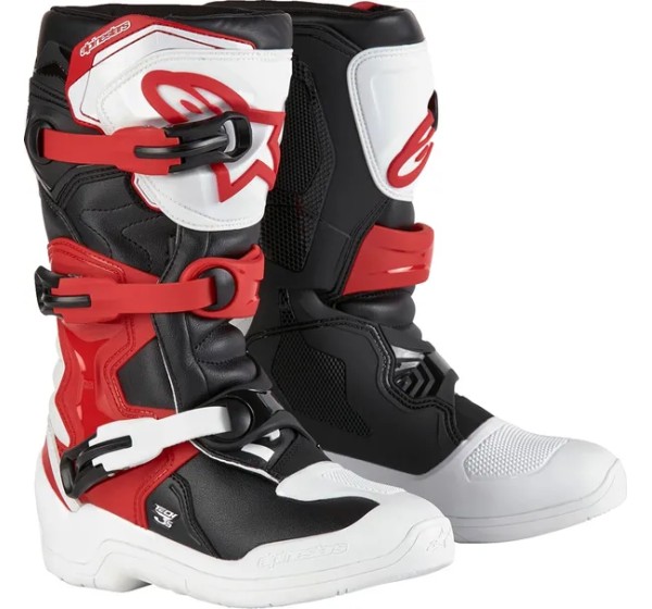 ALPINESTARS Offroad - BOOT TECH3S YTH WT/BK/R 8