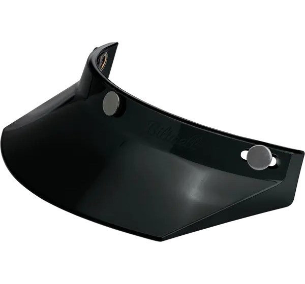 BILTWELL Visiere & Blenden - VISOR MOTO 3-SNAP SMOKE