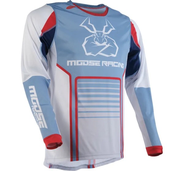 MOOSE OFFROAD Jerseys - JERSEY AGROID GY/BL 2XL