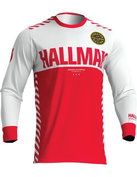 THOR-HALLMAN Jerseys - JRSY DIFFR SLICE WH/RD 2X