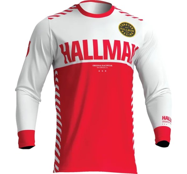 THOR-HALLMAN Jerseys - JRSY DIFFR SLICE WH/RD 2X