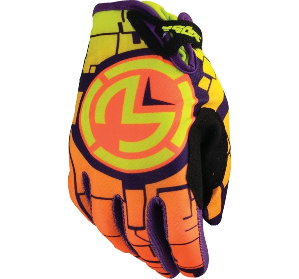 MOOSE OFFROAD SOFT-GOODS Offroad - GLOVE YOUTH SX1 ORANGE/GREEN X