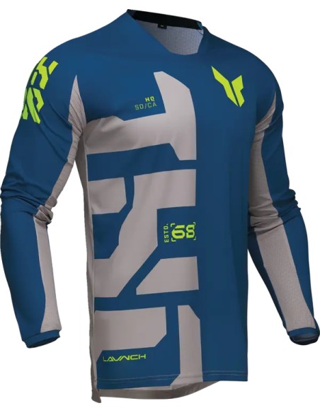 THOR Jerseys - JERSEY LAUNCH FORGE BLUE LG
