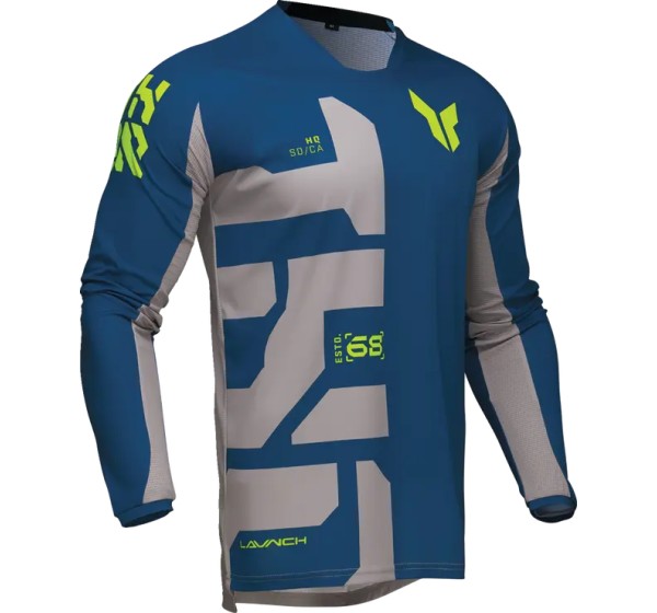 THOR Jerseys - JERSEY LAUNCH FORGE BLUE LG
