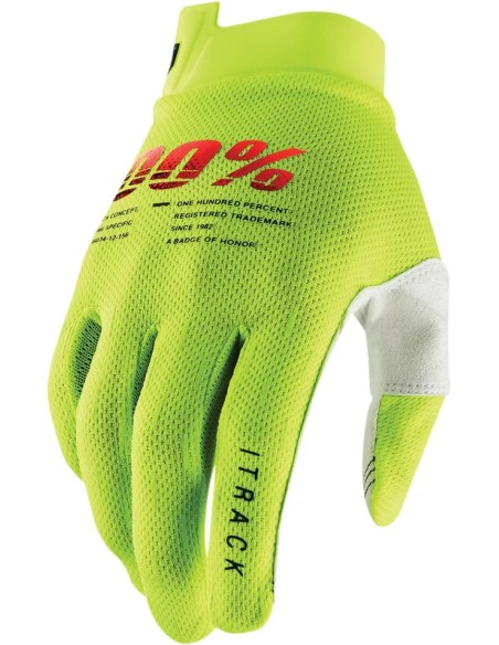 100% Handschuhe - GLOVE ITRACK F YL SM