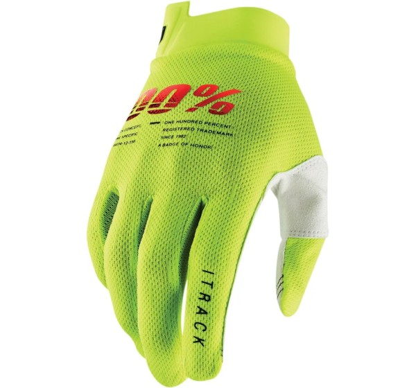 100% Handschuhe - GLOVE ITRACK F YL SM