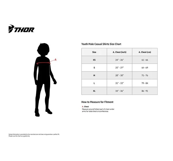 THOR T-Shirts, Poloshirts & Tanktops - Einbaubeispiel