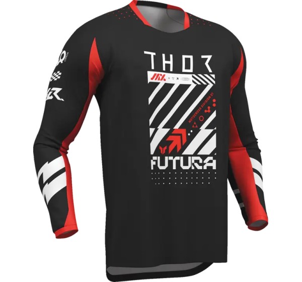 THOR Jerseys - JERSEY LAUNCHMODE FUTURA BLK/R