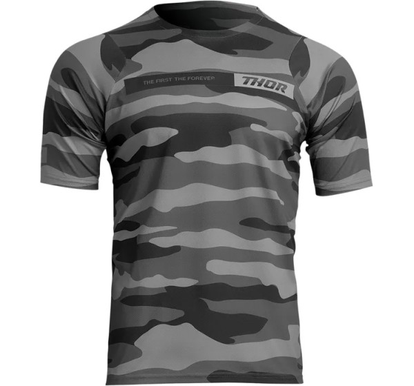 THOR Jerseys - JRSY ASIST SS CAMO GY SM