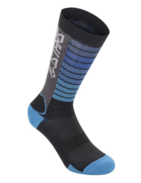 ALPINESTARS BICYCLE Socken - SOCKS DROP 22 BLK/AQ S