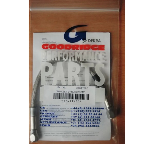 GOODRIDGE Brems- & Kupplungsleitungen - BRAKELN 9 CLR 22.9CM