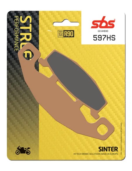 SBS Bremsbeläge & Bremsbacken für KAWASAKI EX 250 R 1988-2007