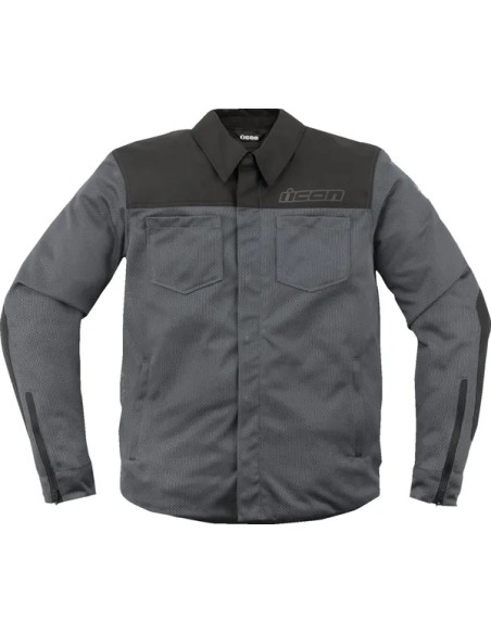 ICON Hoodies, Sweatshirts & Jacken - JACKET UPSTATE MESH CE GREY 3X