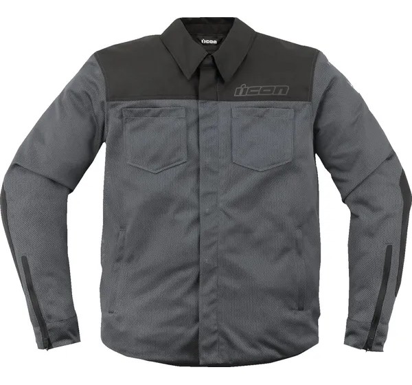 ICON Hoodies, Sweatshirts & Jacken - JACKET UPSTATE MESH CE GREY 3X