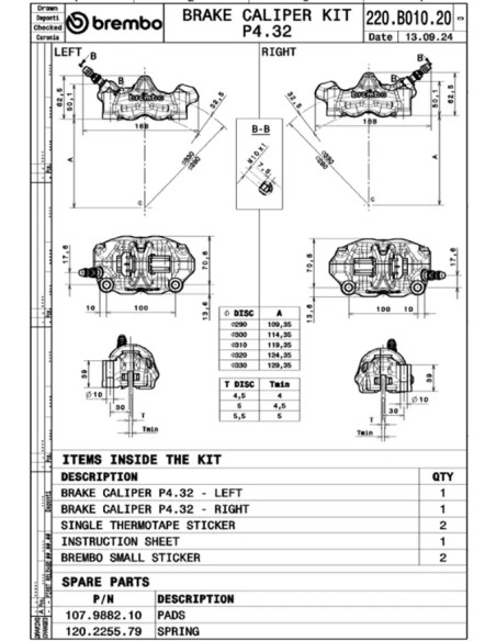 BREMBO Bremssattel - Einbaubeispiel