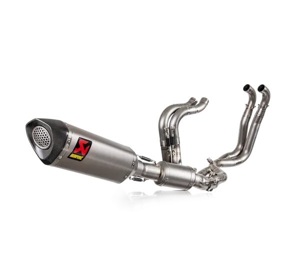 AKRAPOVIC Krümmer & Mittelrohre - Einbaubeispiel
