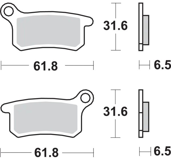 SBS Bremsbeläge & Bremsbacken - Detailansicht