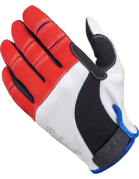 BILTWELL Straße - GLOVES MOTO RD/WH/BL XXL