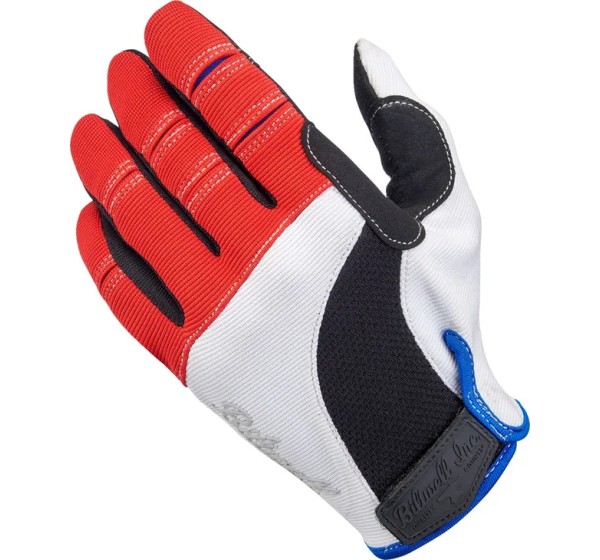 BILTWELL Straße - GLOVES MOTO RD/WH/BL XXL