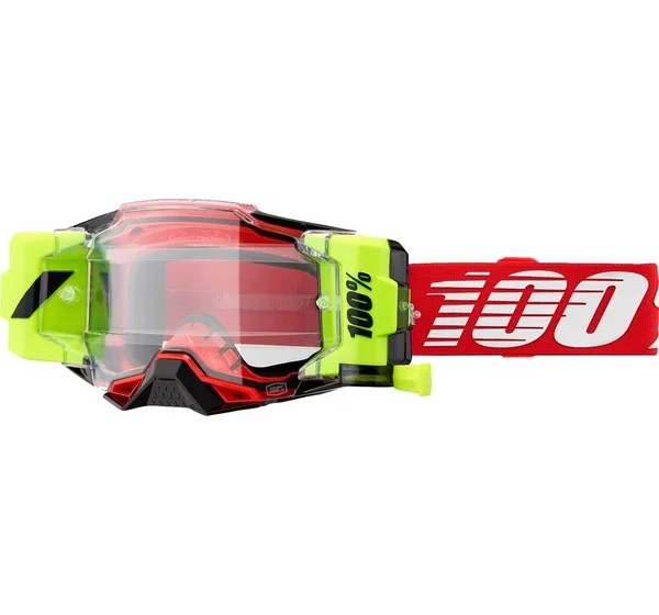 100% Motorradbrillen - GOGGLE ARMEGA FORECAST RED CLR