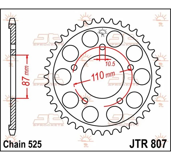 JT SPROCKETS Ritzel & Kettenräder - Detailansicht