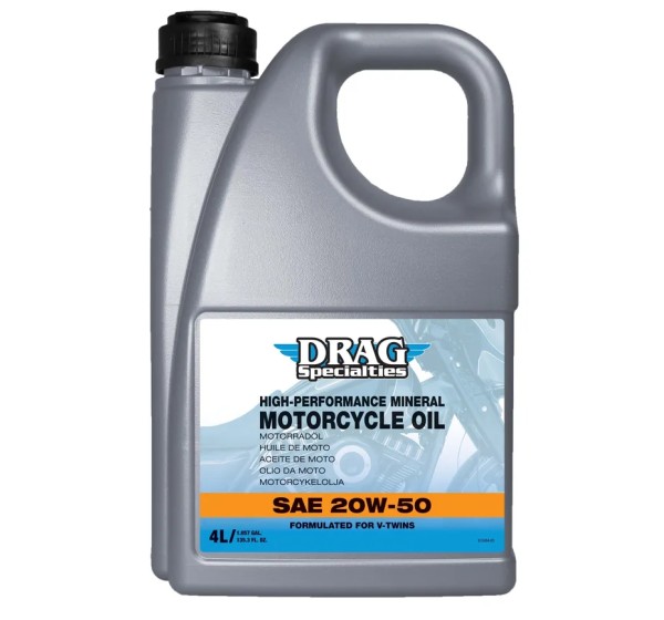 DRAG SPECIALTIES OIL Öl- und Schmierstoffe - OIL E-DRAG 20W50 MIN 4L