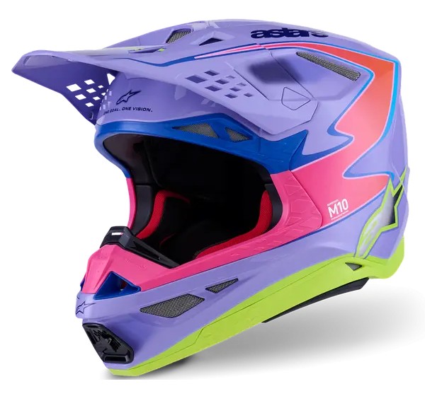 ALPINESTARS Offroad - HELMET SM10 JETT PURPLE/PINK 2