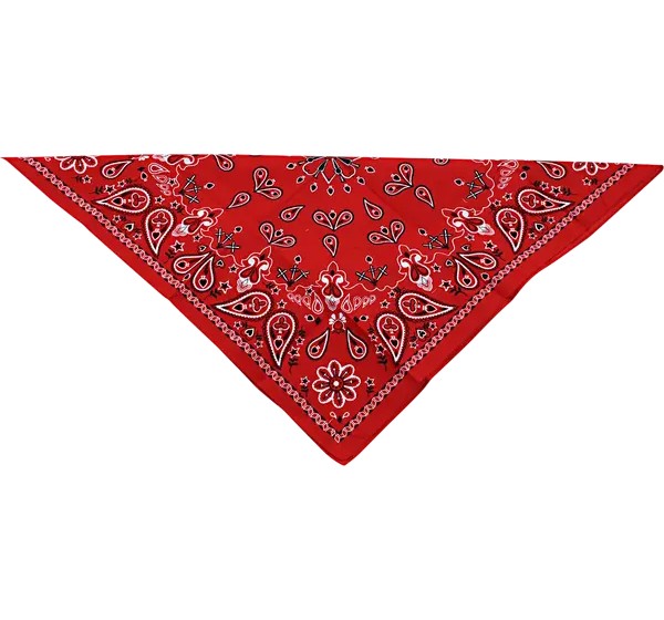 ZAN HEADGEAR Kopf- & Halsbedeckungen - BANDANA COTTON RED PAISLY