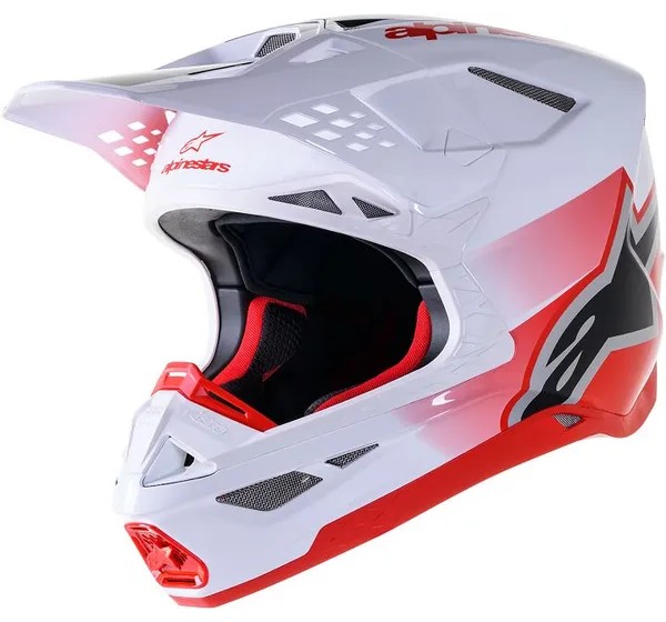 ALPINESTARS Offroad - HELMET SM10 UNIT RD/WT XL