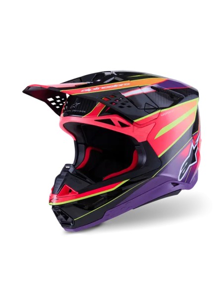 ALPINESTARS Offroad - HELMET S-M10 ERA PINK/VIO/YL 2