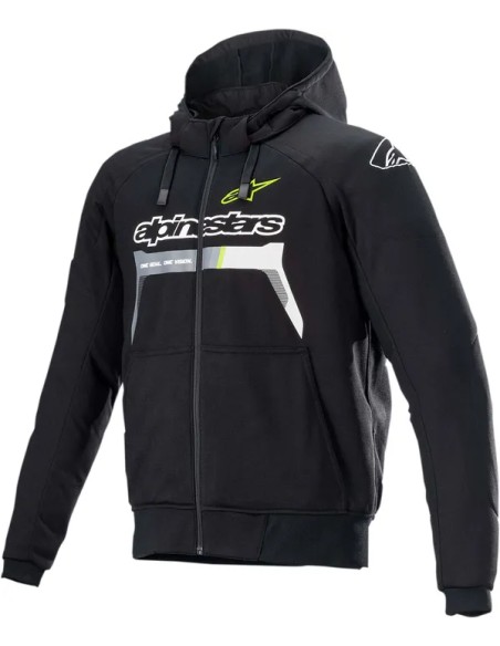 ALPINESTARS Jacken - JACKET HOOD CHROME BK/YL 3X