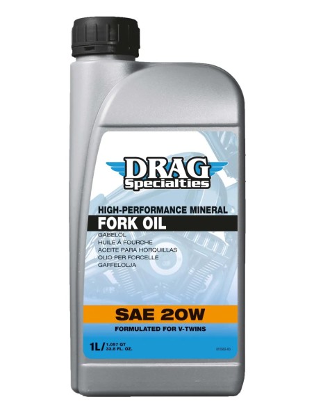 DRAG SPECIALTIES OIL Öl- und Schmierstoffe - OIL E-DRAG FORK 20W 1L