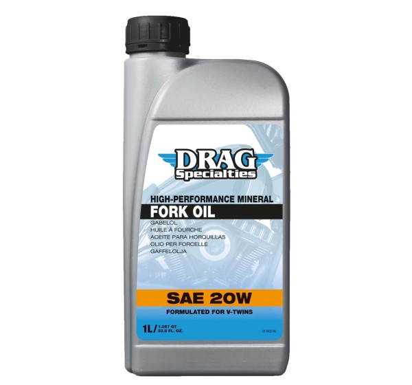 DRAG SPECIALTIES OIL Öl- und Schmierstoffe - OIL E-DRAG FORK 20W 1L