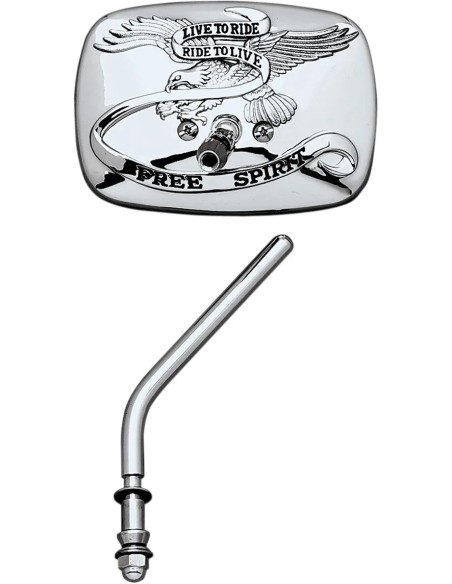 EMGO Spiegel - MIRROR LTR CHM HARLEY LT