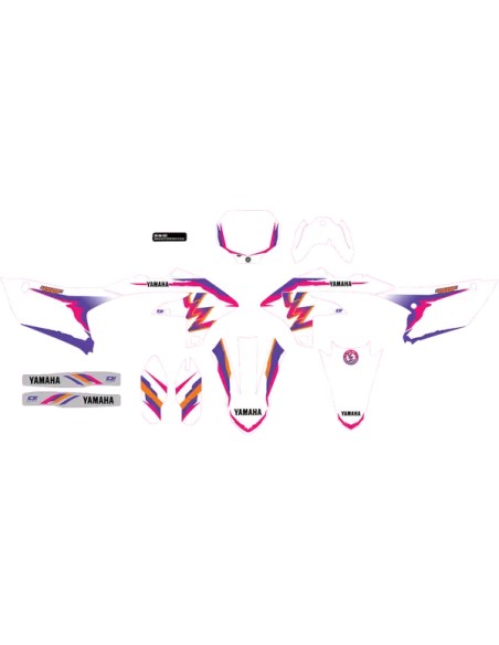 D'COR VISUALS Dekorsätze & Aufkleber für YAMAHA YZ 450 F 2023-2025