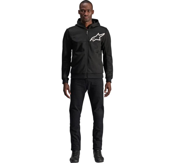 ALPINESTARS (ROAD) Jacken - JACKET/HOODIE CHROME V2 BLK/WH