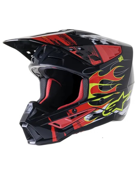 ALPINESTARS Offroad - HELMET SM5 RASH RED/G 2X